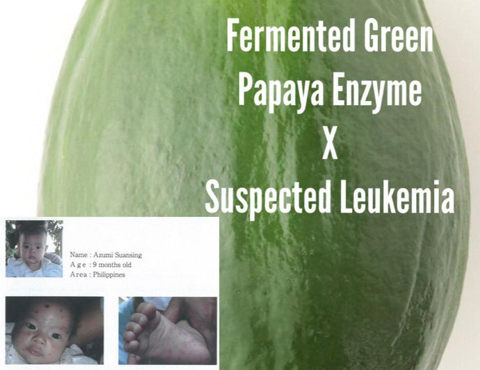 Suspected Leukemia x Fermented Green Papaya Enzyme