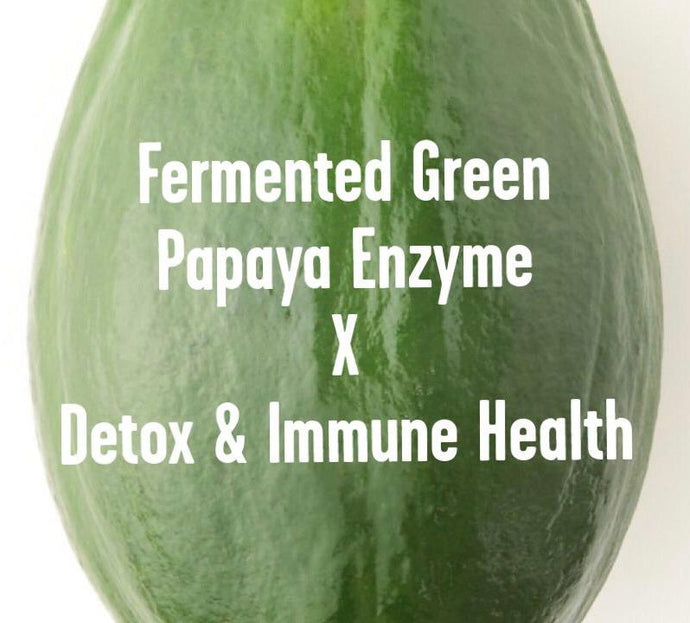 Detox & Immune Health x Fermented Green Papaya Enzyme